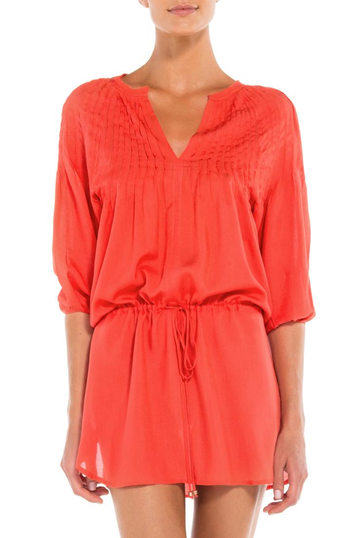 Women's Vix Swimwear Sara Cover-up Caftan - Coral