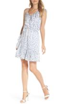Women's Lilly Pulitzer Madelina Asymmetrical Ruffle Dress, Size - Blue
