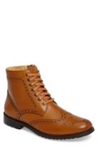 Men's English Laundry Viola Wingtip Boot .5 M - Brown