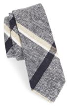 Men's Nordstrom Men's Shop Newport Check Tie, Size - Blue