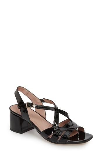 Women's Wonders Block Heel Sandal Us / 35eu - Black