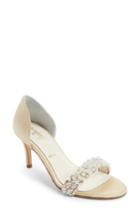 Women's Something Bleu Cappy D'orsay Sandal .5 M - Beige