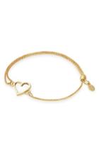 Women's Alex And Ani Heart Pull Chain Bracelet