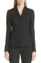 Women's Burberry Landow Wool Jacket Us / 34 It - Black