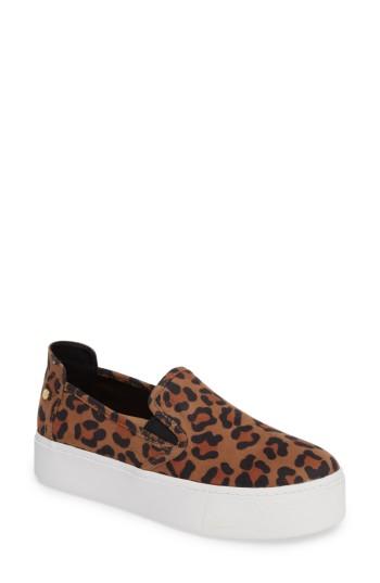 Women's Bcbg Casey Platform Slip-on Sneaker M - Brown