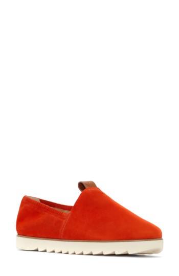 Women's Mercedes Castillo Clelia Slip-on Sneaker .5 M - Red