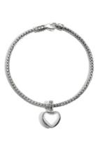 Women's John Hardy Heart Charm Chain Bracelet