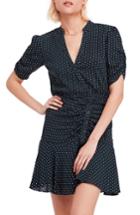 Women's Free People Pippa Polka Dot Print Minidress - Black