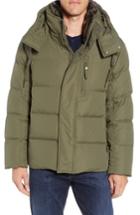 Men's Marc New York Baltic Faux Fur Trim Down & Feather Fill Parka - Green