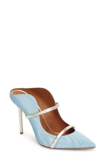 Women's Malone Souliers Maureen Double Band Mule .5us / 37eu - Blue