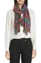 Women's Etro Paisley Print Modal & Cashmere Scarf