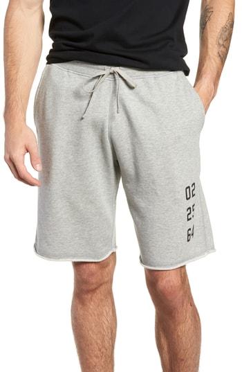Men's Reigning Champ Fight Night Cut Off Sweat Shorts - Grey