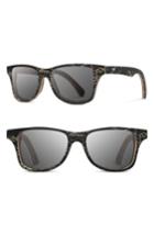 Men's Shwood Canby 55mm Polarized Cactus & Wood Sunglasses - Walnut / Grey
