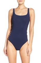 Women's Tory Burch One-piece Swimsuit - Blue