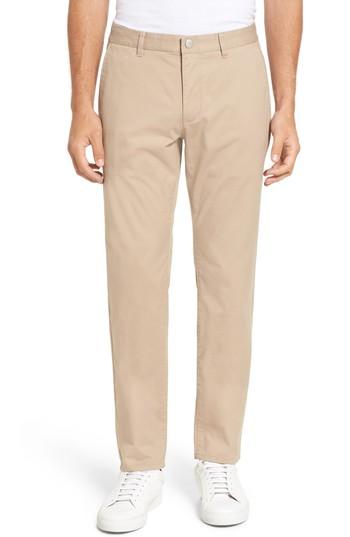 Men's Bonobos Slim Fit Stretch Washed Chinos X 28 - Beige