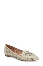 Women's Linea Paolo 'pretty' Laser Cut Loafer M - Ivory