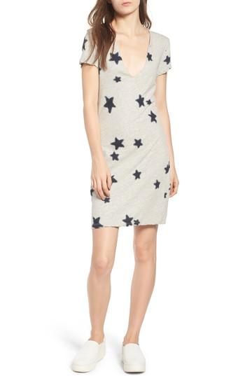 Women's Pam & Gela Star Print Dress, Size - Grey