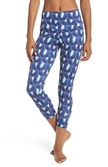 Women's Onzie High Rise Capris - Blue