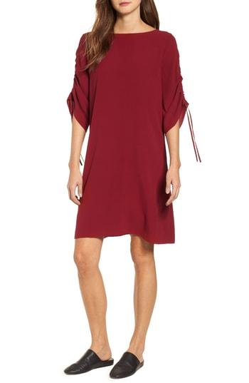 Women's Eileen Fisher Shift Dress, Size - Red