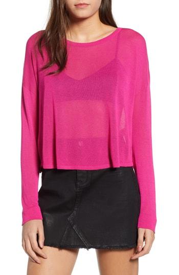 Women's Leith Lightweight Pullover Sweater, Size - Pink
