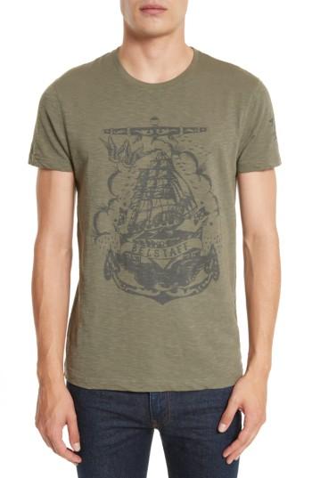 Men's Belstaff Hunsdon Graphic T-shirt - Green