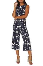 Women's Dorothy Perkins Culotte Jumpsuit Us / 10 Uk - Blue