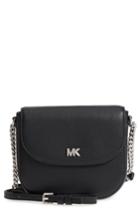Michael Michael Kors Mott Leather Crossbody Bag - Black