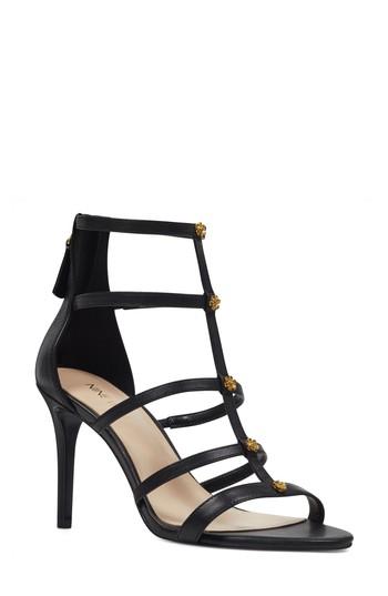 Women's Nine West Nayler Strappy Sandal M - Black