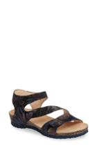 Women's Think! 'dumia' Three Strap Sandal -6.5us / 37eu - Black (online Only)