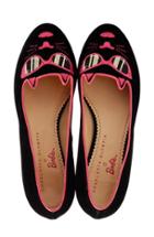 Women's Charlotte Olympia X Barbie Pretty In Pink Kitty Flat