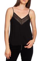 Women's 1.state Lace Inset Camisole - Black