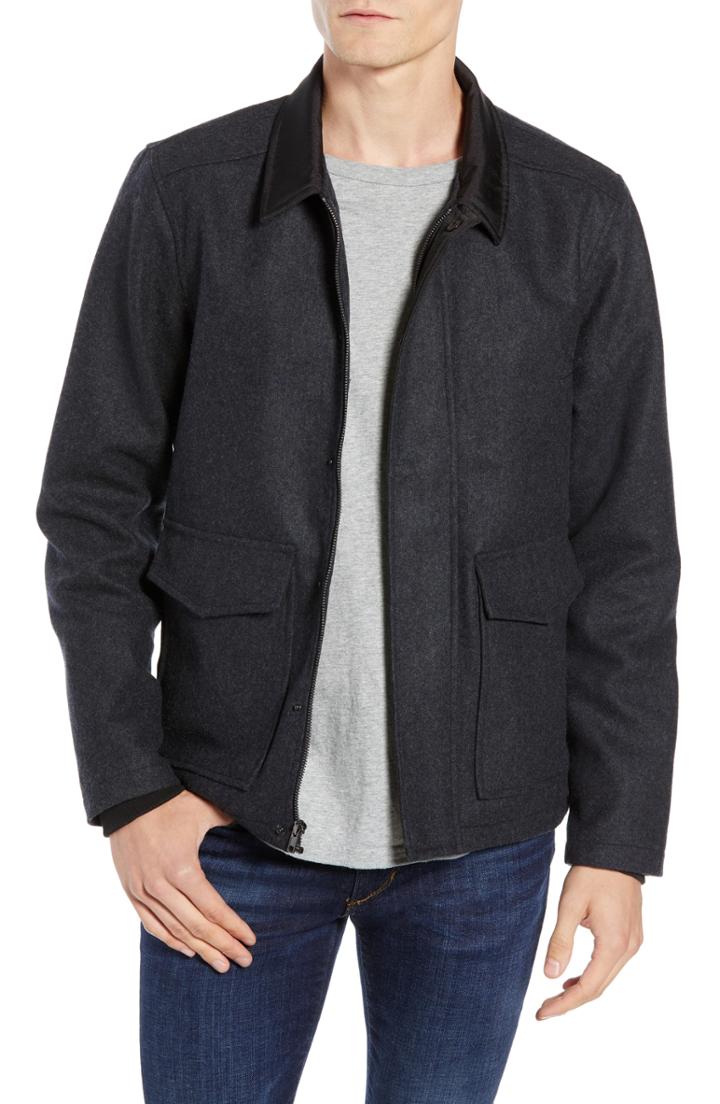 Men's Tunellus Zip Front Jacket - Grey