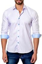 Men's Jared Lang Trim Fit Check Sport Shirt - Pink