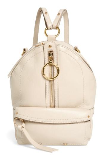 See By Chloe Mini Mino Leather Backpack - Ivory