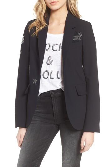 Women's Zadig & Voltaire Very Bis Blazer Us / 34 Fr - Blue