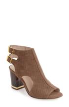 Women's Louise Et Cie 'vanita' Block Heel Bootie M - Beige