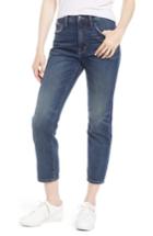Women's Current/elliott The Vintage High Waist Crop Slim Jeans - Blue