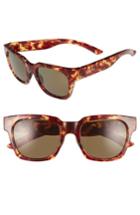 Women's Smith 'comstock' 52mm Rectangular Sunglasses - Yellow Tortoise/ Green Polar