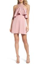 Women's Foxiedox Zoe Popover Bodice Minidress - Pink