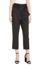 Women's J.o.a. Belted Crop Pants - Black