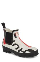 Men's Hunter Originals Exploded Logo Chelsea Boot M - White