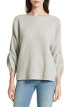 Women's Brochu Walker The Reva Boat Neck Wool & Cashmere Sweater - Grey