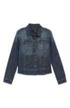 Women's Kut From The Koth Unhemmed Denim Jacket