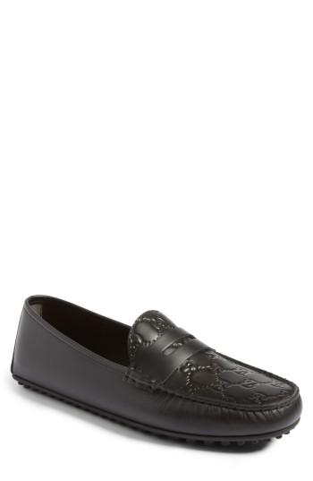 Men's Gucci 'kanye' Driving Shoe Us / 6uk - Black
