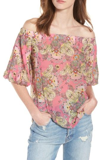 Women's Bailey 44 Tune In Off The Shoulder Top - Pink