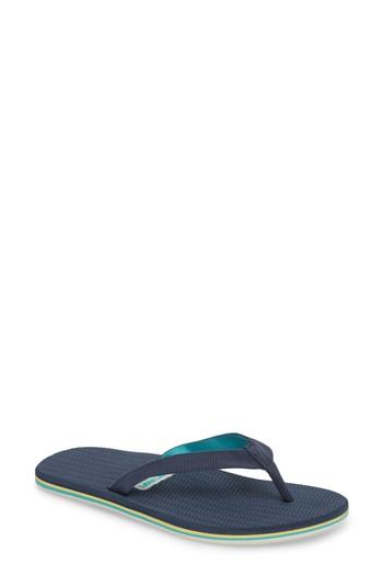 Women's Hari Mari Dunes Flip Flop M - Blue