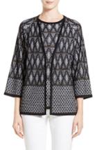 Women's St. John Collection Adina Jacquard Knit Cardigan