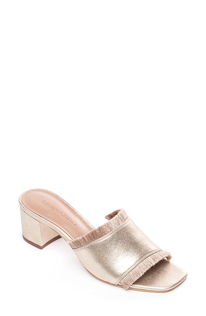 Women's Bernardo Bryn Slide Sandal M - Metallic
