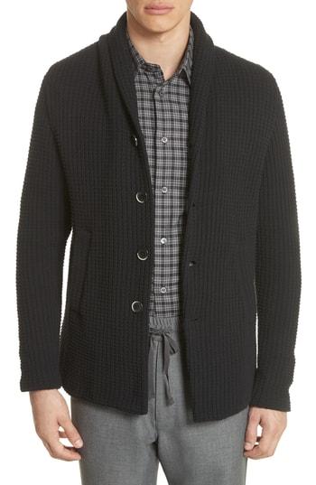 Men's Barena Venzia Lione Badoer Knit Jacket - Black