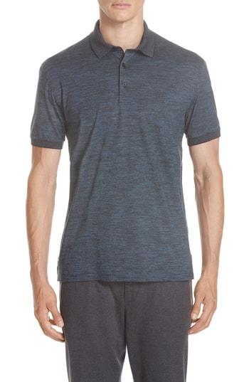 Men's Ermenegildo Zegna Cotton Polo Shirt Us / 48 Eu R - Blue